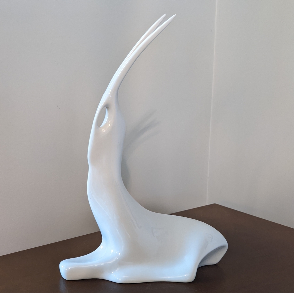 1960s Royal Dux Jaroslav Jezek Mid Century Modernist Antelope